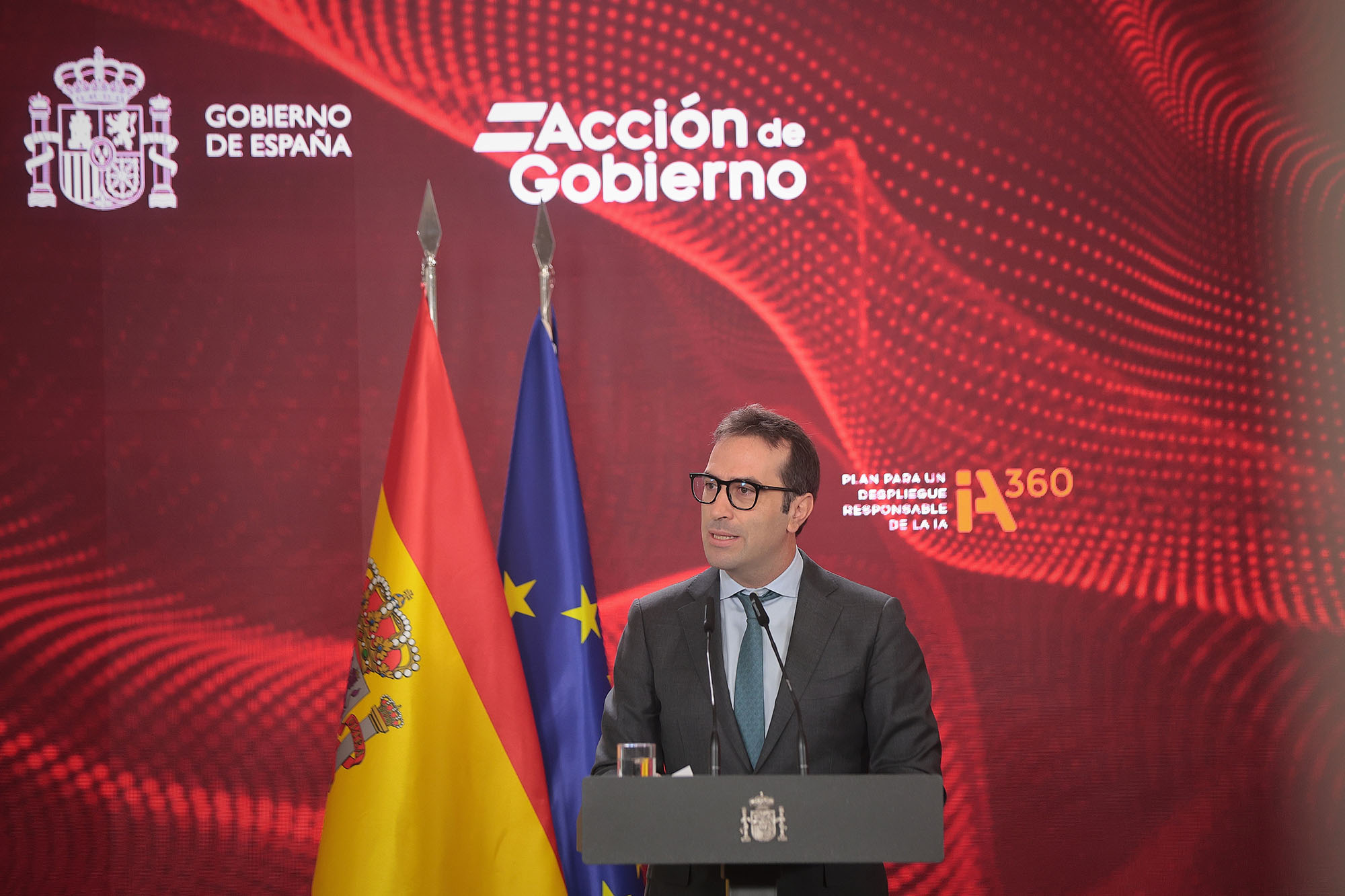 Carlos Cuerpo interviene en la presentación del Plan IA360